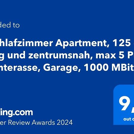 4 Zimmer Apartment, 125 Qm, Ruhig Und Zentrumsnah, Max 5 Pers, Dachterasse, Garage, 1000 Mbit Böblingen Exterior foto